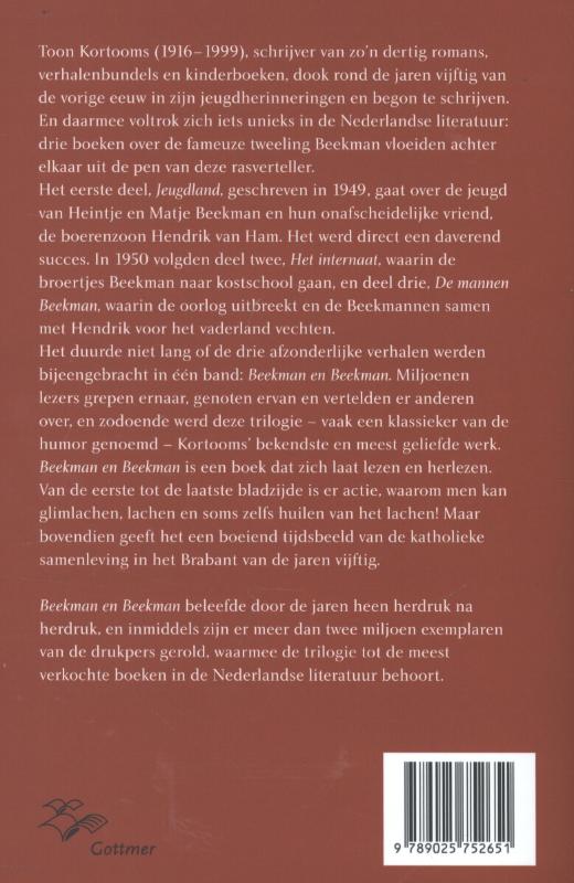 Boek Beekman En Beekman Beekman En Beekman van Toon Kortooms 1 x nieuw en 67 x tweedehands te
