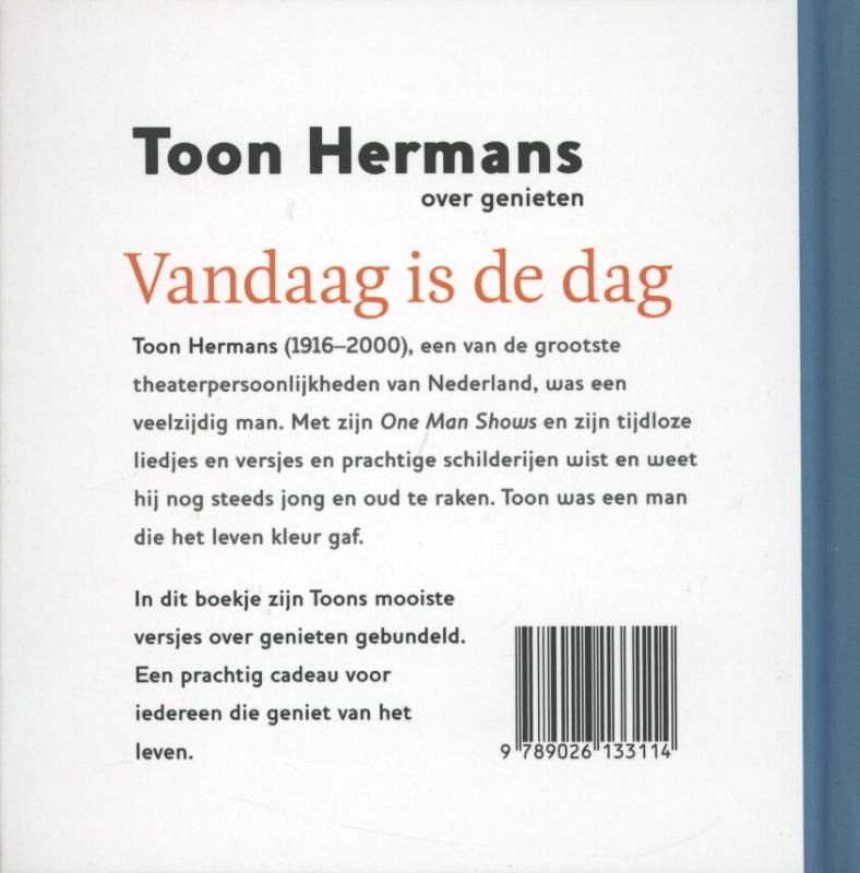 Onwijs Vandaag Is De Dag van Toon Hermans,toon Hermans 25 x tweedehands IJ-51